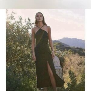 Free people Maia halter boho festival resortwear beach maxi dress